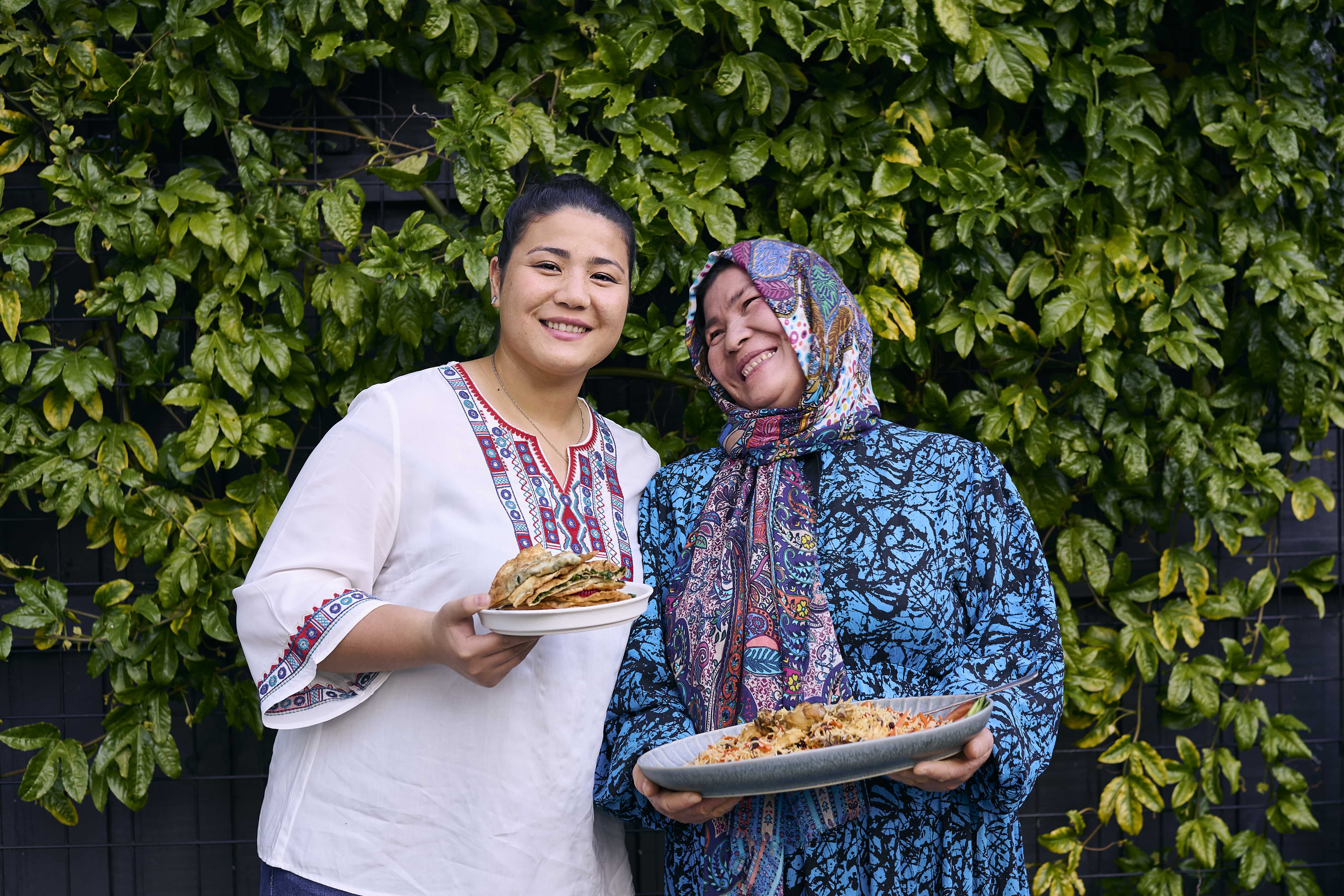 Australia. Fatima Yousufi and her mother