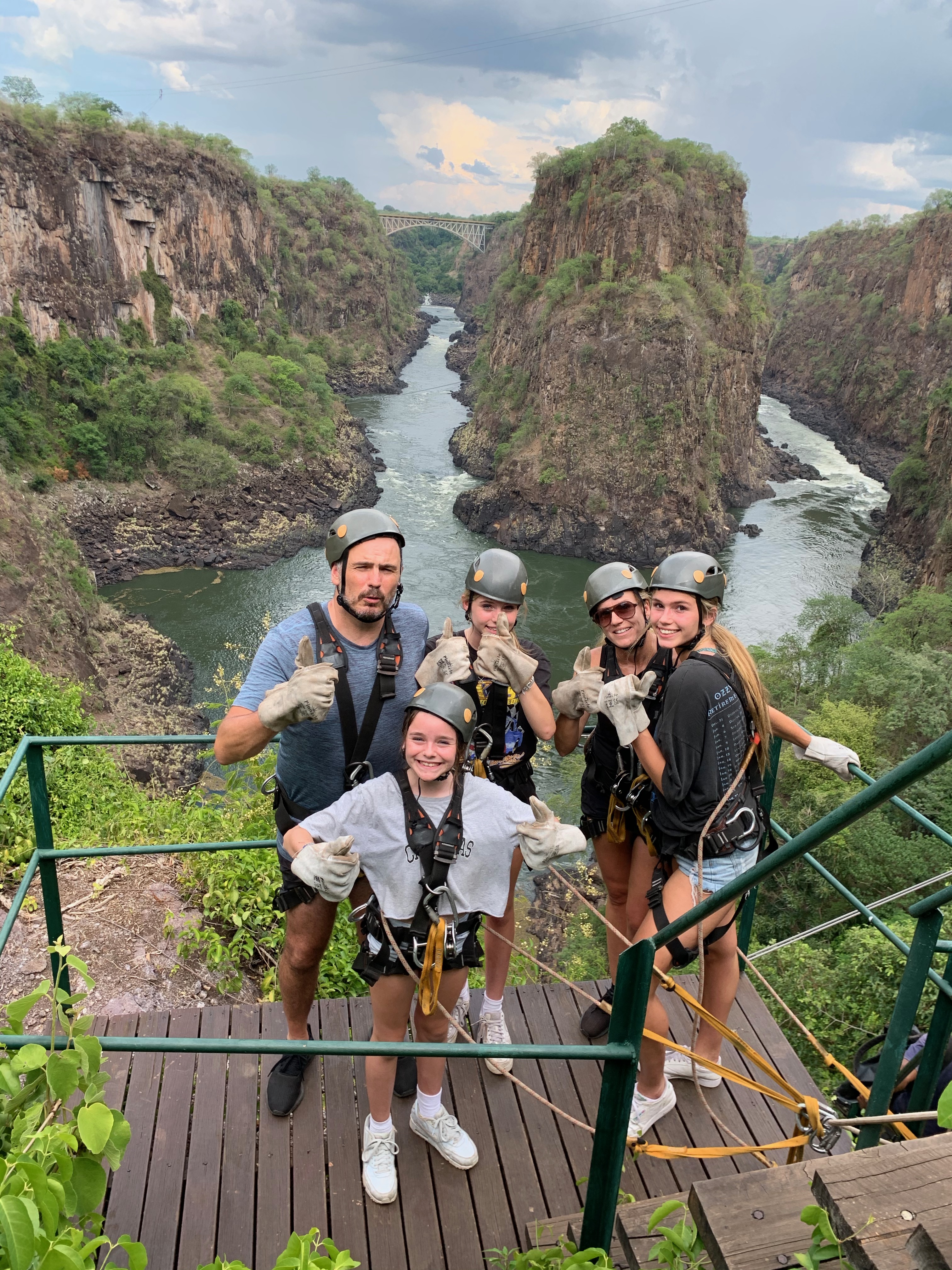 Leading Women Fund donor Sabine McDonald and her family 