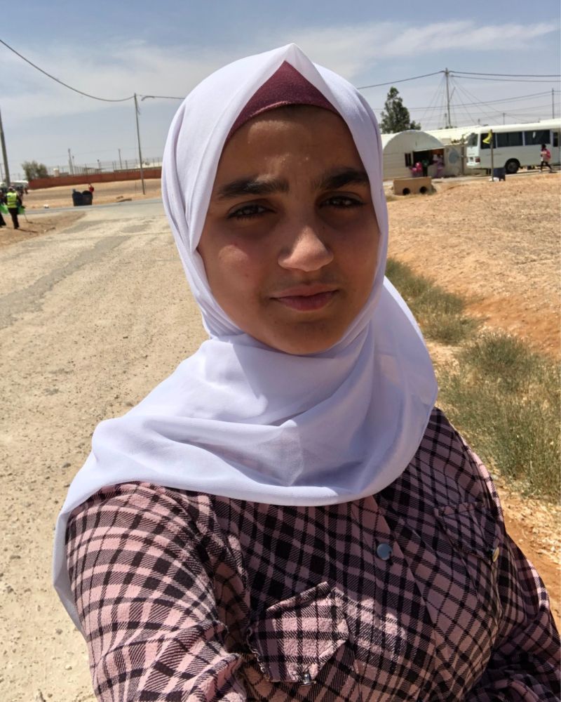 Hala hopes for a better future.