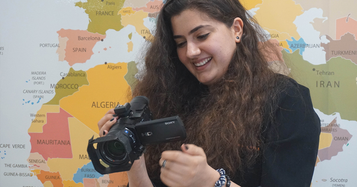 Joelle Sanounou, winner of the inaugural Australia for UNHCR Beddie Scholarship