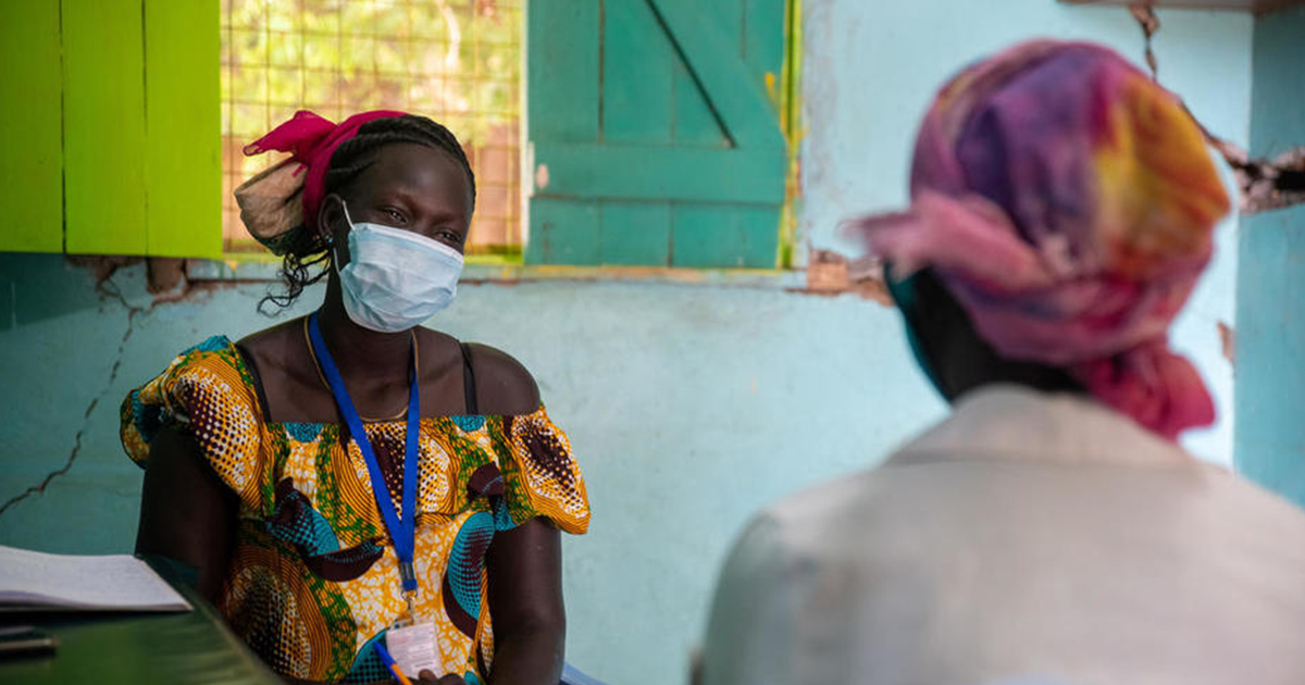 Sarah Nyajuok is a 24-year-old South Sudanese refugee living at Kakuma camp in Kenya. She decided to train as a community worker after witnessing her mother’s experience of gender-based violence.